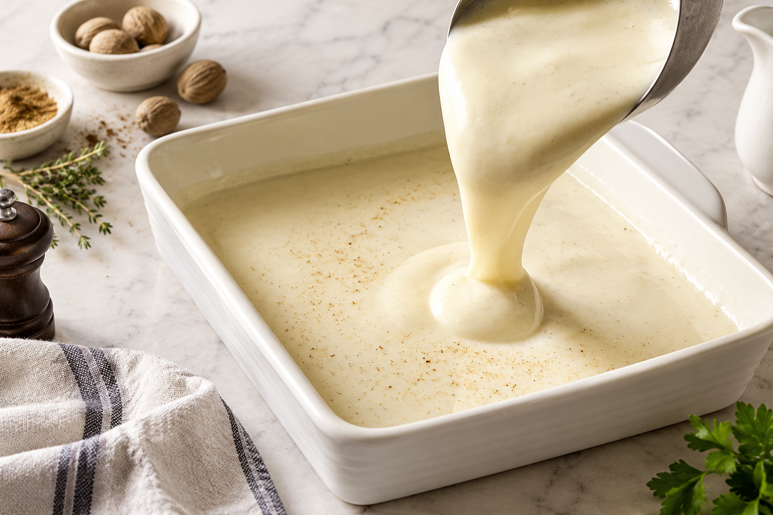 Béchamel -The White Sauce